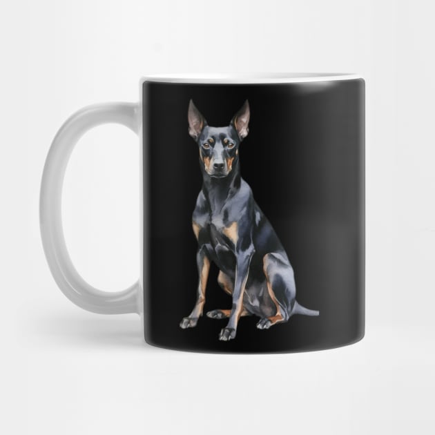 German Pinscher by DavidBriotArt